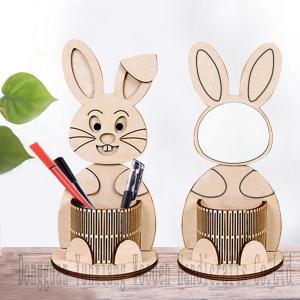 Wholesale 3D Wooden Puzzle DIY Handmade Desktop Organizer Holder Wooden Pen Holder from china suppliers