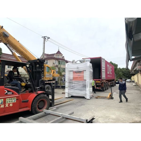 63-ton Fully Automatic Aluminum Foil Container Making Machine with Hydraulic Mold Change for Disposable Food Trays