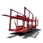 European Standard 3 Axle Car Carrier Semi Trailer Transport Truck Trailers Top