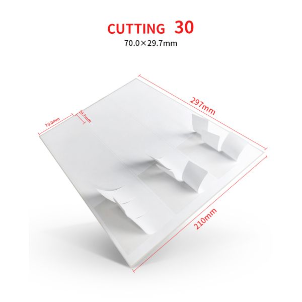Custom Size A4 Self Adhesive Inkjet Printing Labels 210x297mm Waterproof