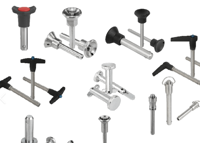 3/8 7/16 1/2 Brass plating quick release pins SUS 304 SUS 316 A2 A4-80 L-Handle Quick-Release Pins