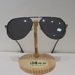 Wholesale Metal Anti Reflective Sunglasses Classic , Round Double Bridge Polarized Sunglasses from china suppliers
