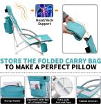 Camping Folding Chair With Umbrella, Recliner Chairs, Beach Chair Adults Camping