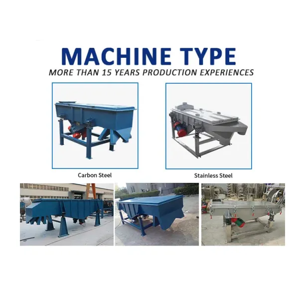 200 Mesh Square Vibrating Sieve Machine SS304 Vibrating Sifting Machine