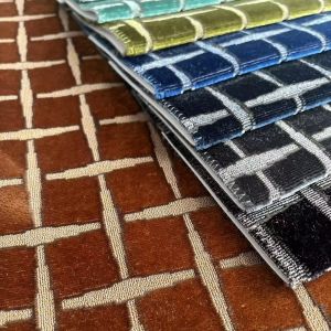 Wholesale Jacquard Velvet Sofa Fabric 100% Polyester Home Textile Fabric For Decoration from china suppliers