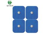 QS-TECH physical therapy electrode pad 5x5cm snap button electrode