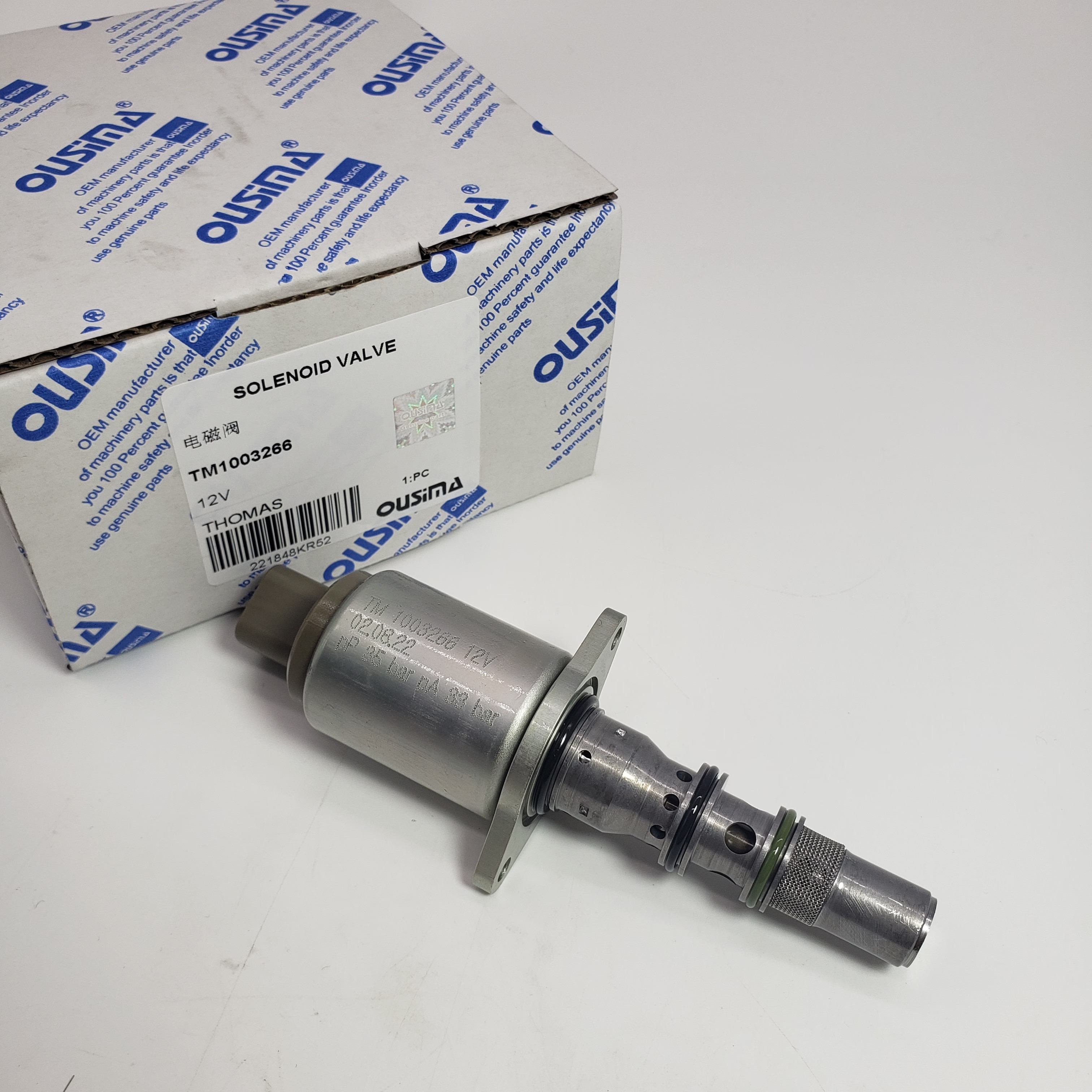 TM1003266 12V Hydraulic Pump Part Solenoid Valve For Thomas