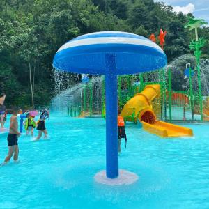 Wholesale Fiberglass Water Park Equipment Spray Water Park Mushroom Customized from china suppliers