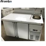 180W 250L Under Counter Refrigerators Stainless Steel Material
