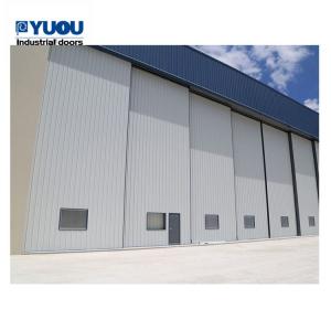 Wholesale Horizontal Sliding Aircraft Hangar Door Heavy Duty Aluminum Alloy 22m Height Finished from china suppliers