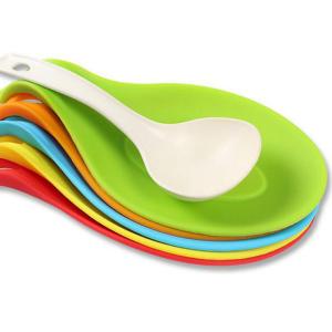 Wholesale Eco Friendly 37g 72g Almond Shaped Silicone Spoon Holder from china suppliers