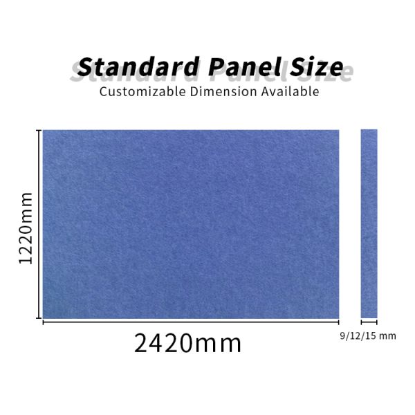 Polyester Fiber Sound Absorbing Board Natural PET Acoustic Ceiling Panel
