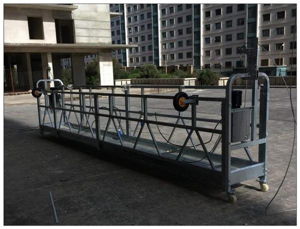 Indonesia aluminium 6 meters ZLP630 temporary suspended platform for building