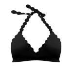 Comfortable Halter Womens Seamless Bra Sexy 80B 85C 3/4 Cup Shape