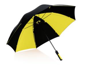 Wholesale Oversized Collapsible Golf Umbrella , Custom Black And Yellow Golf Umbrellas from china suppliers