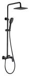 Brass Matte Black Shower Faucet Set Chrome Nickle Surface finishing
