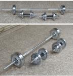 bear 20kg -100kg dumbbell ,barbell chrome adjustable for weightlifting