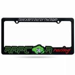 Customized Car License Plate Frame Black License Plate Holder Fashion Portaplaca