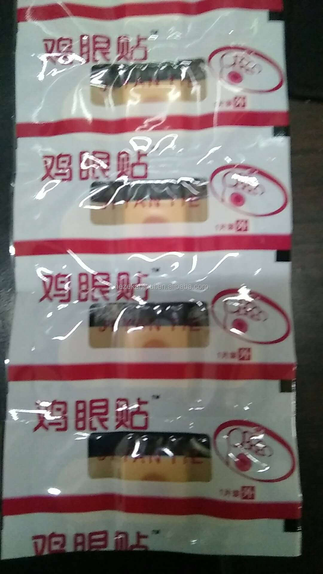 Fully Automatic Salicylic Acid and Phenol Plasters for Corn Removal in Case Packaging