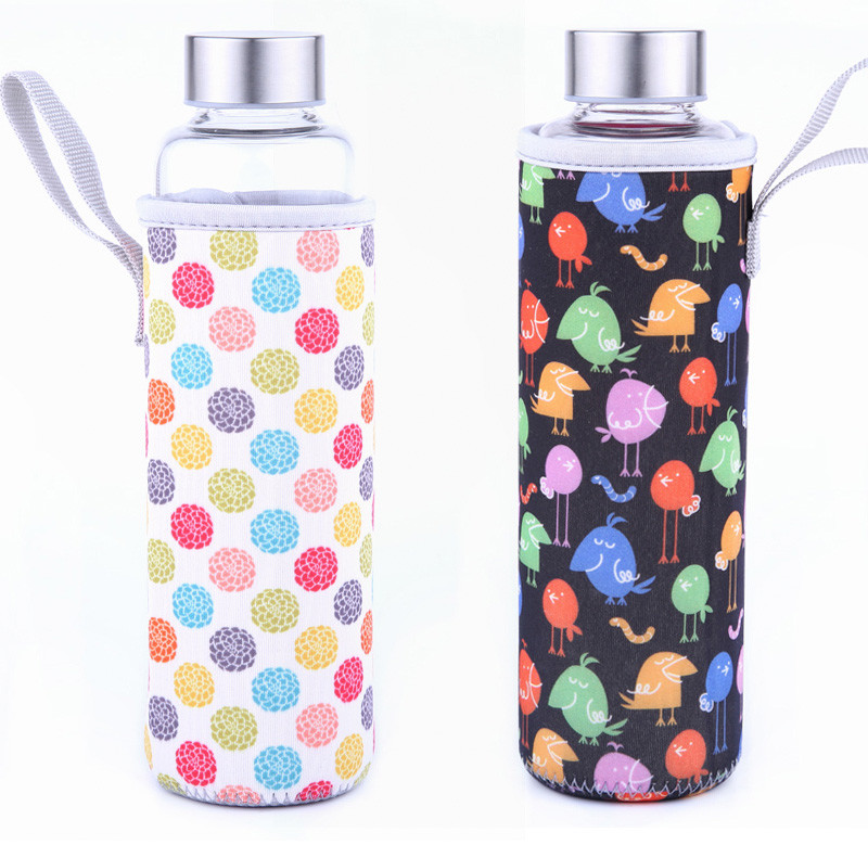 Insulated Reusable L6CM Neoprene Water Bottle Sleeve