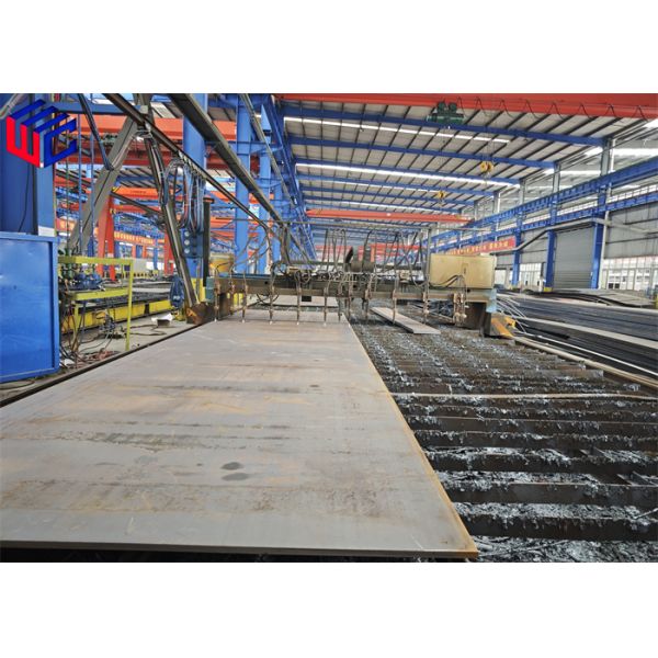 Robust Hot Rolled Steel Prefabricated Building Structure Warehouse