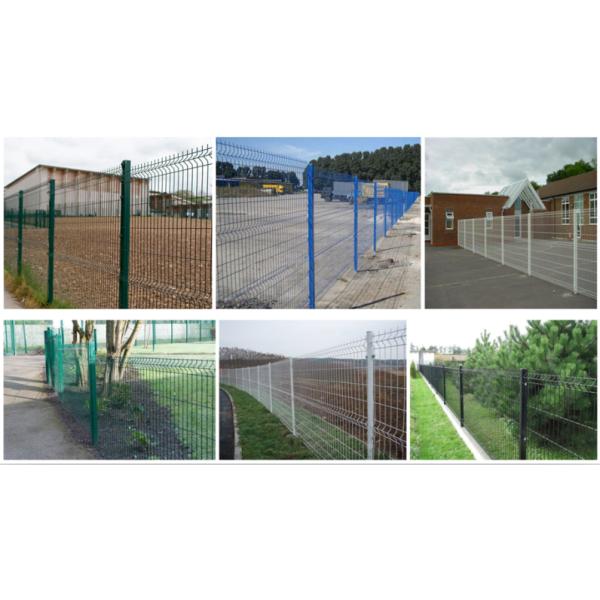 cheap welded wire mesh curved fence / high security fence panels / garden fence wire fencing