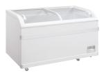 Energy Saving Ice Cream Display Chest Freezer , 528L Curved Glass Doors