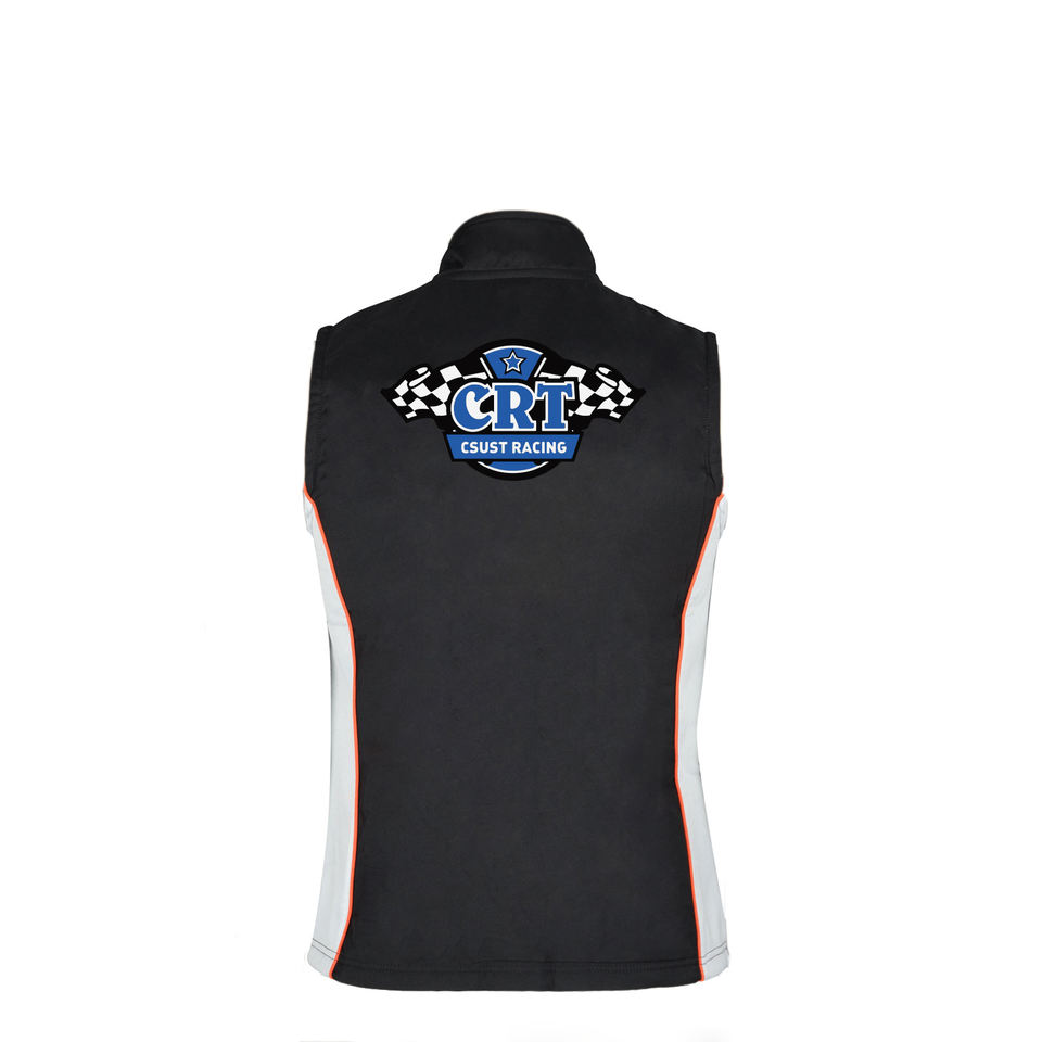 Customized Logo Printing Polyester Wicking Softshell Running Vest for Motor Team Men