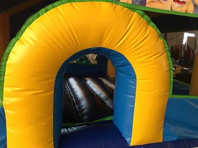 Manufacturer Inflatable Minions Kids Inflatable Bounce House With Digital Painting