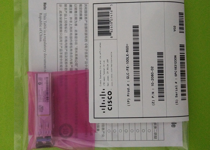 SFP Optical Fiber Module GLC-FE-100LX-RGD 1310NM 15KM 1 Year Warranty