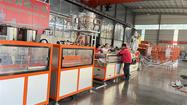 CORRUGATED OPTIC FIBER Duct Multi-Channel Corrugated Pipe Machine