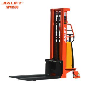 Wholesale Semi-electric Stacker(SPNseries,Pedestrian) SPN1530 Rated Traction Weight 1500kg Lifting Height 3000mm Reach Stacker from china suppliers