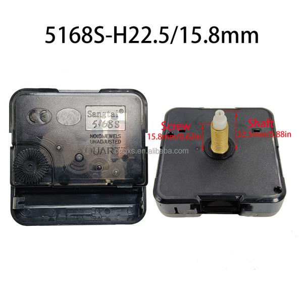 Cheap Sangtai 5168S Quartz Clock Movement Sweep Silent Mechanism Movement Clock Repair Parts