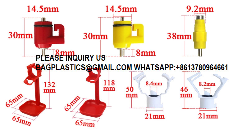 Automatic Chicken Feeders Drinkers Nipple Drink Line Hanging Cups Poultry Drinking System