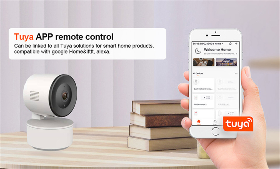 Tuya Smart Life 720P 1080P IP Camera 1M 2M Wireless WiFi Camera Security Surveillance CCTV Camera Baby Moniter