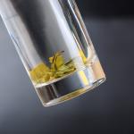 Transparent 11oz Water Drinking Glass 2.5mm Thickness With Chip Resistant Rim