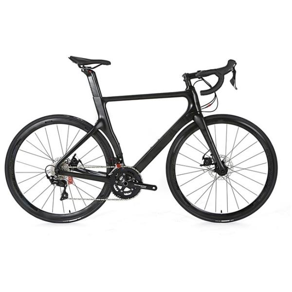 TWITTER Carbon Fiber Road Bicycle Full Black Disc Brake R7000 22 Speed Alloy