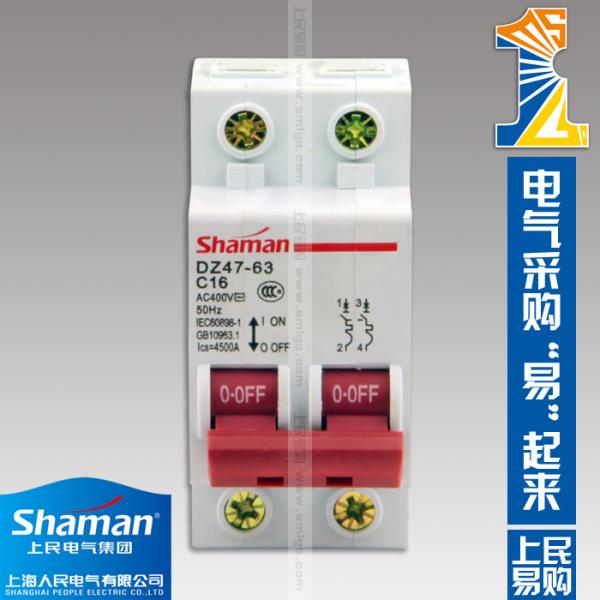 High quality good price DZ47-63-2P-16A Mini circuit breaker,murray circuit