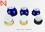 Highly Polished Glass Makeup Jars Corrosion Resistance Sturdy Material Wear