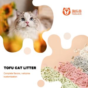 Wholesale 100% Natural Tofu Cat Litter Odor Locking Clumping Biodegradable Cat Litter from china suppliers
