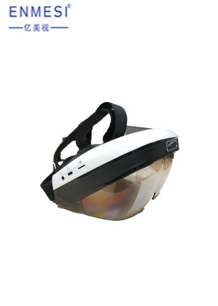 Flexible AR Smart Glasses AMOLED 1080P Display VR FOV 84 Degree 64G ROM 3D Video