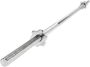 Wholesale Wholesale 60 Inch Threaded Olympic Chrome Barbell Bar Quotes With1 Inch Barbell Diameter Ring Collars from china suppliers