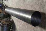 304 304L 316 Stainless Steel Wedge Wire Screen / Strainer Pipe Of Tube Well