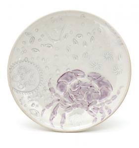 China Bulk Ceramic Dinner Plates For Wedding Set Ceramic Animal Printed Dish Plate For Hotel TW-02A54 on sale