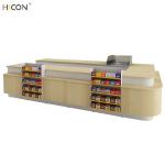 Premium Floor Brown Wood Store Shopping Checkout Counter