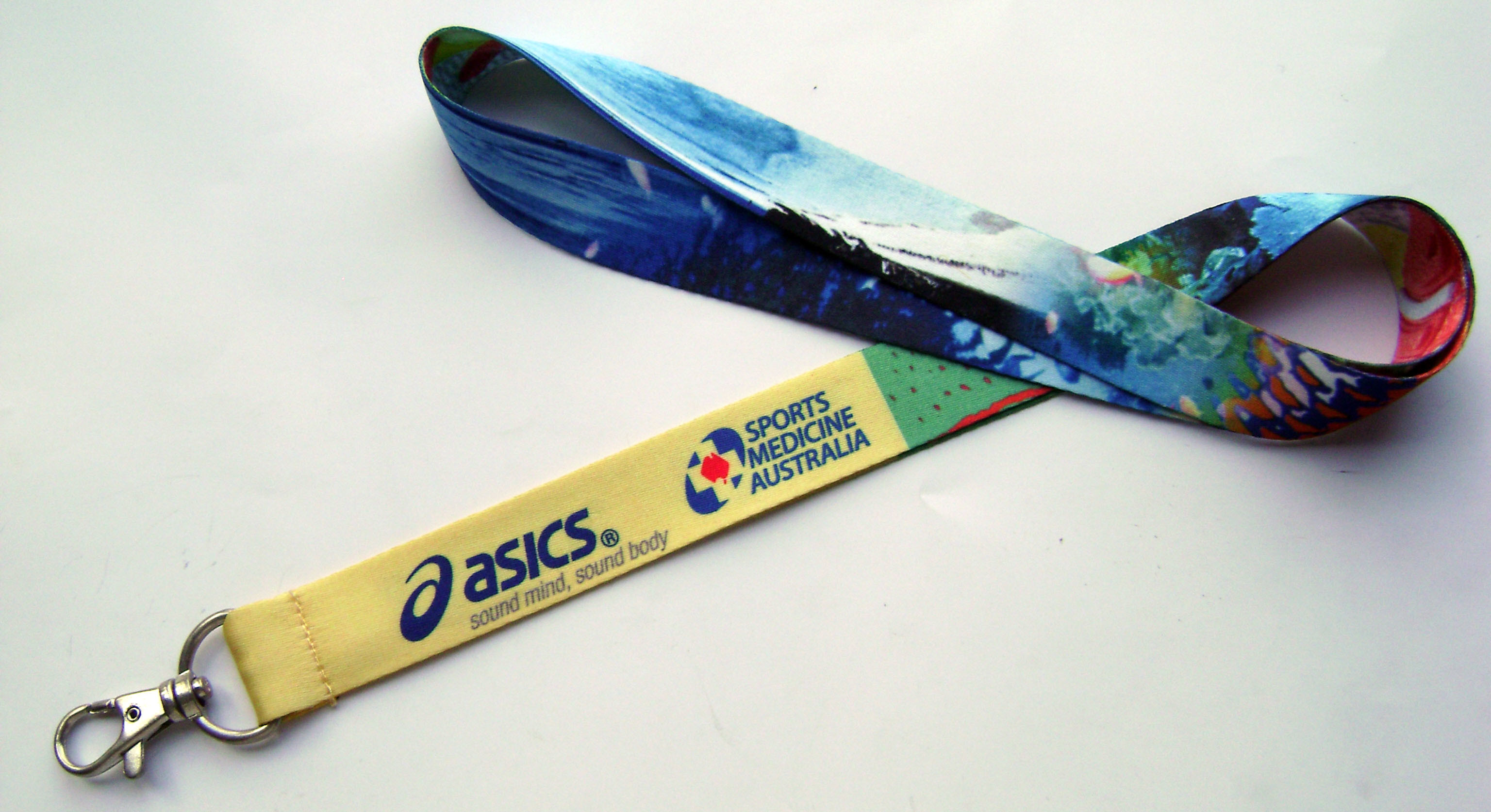 Portable Full Colors Heat Transfer Dye Sublimation Lanyards For School Id