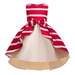 Girls Dress 2022 Spring And Summer Children's Clothing Bow Girl Vest Skirt Dress