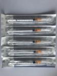 Disposable sterile syringe 1ml 25G*20mm CE