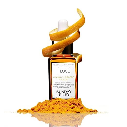 Hot Sale Private Label Organic Turmeric Skin Care Facial Serum for Lightening Glowing Brightening Turmeric Serum Oil