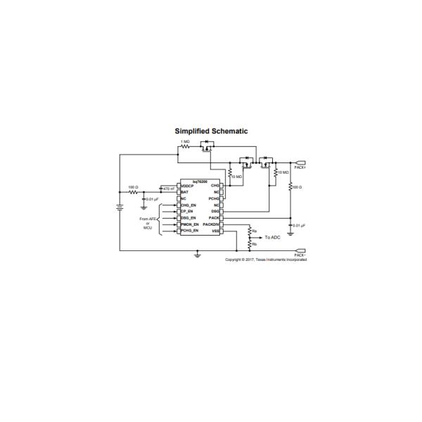 BQ76200PW BQ76200P Power Semiconductor Devices Battery Protection IC